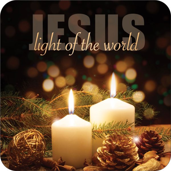 Jesus light of the world Coaster