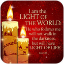 I am the light Christmas Coaster
