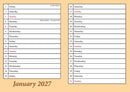 Amazing Grace Calendar 2027