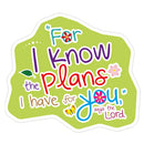 Plans for you Christian Vinyl Sticker