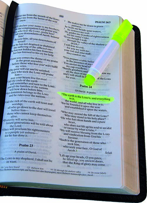 3 x Wax Crayon Bible Highlighters boxed (VM7)