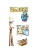 Birthday Card - Hiking - L75H02