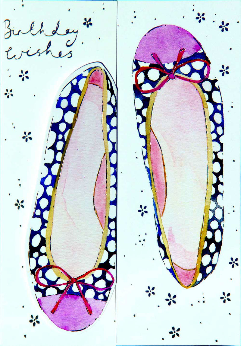 Birthday Card - Spotty Pumps - S114